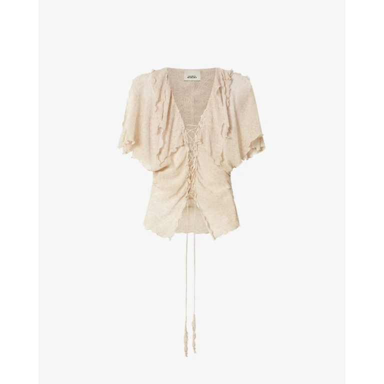 Blouse Thanais - Femme - Écru - Taille 34 - Isabel Marant