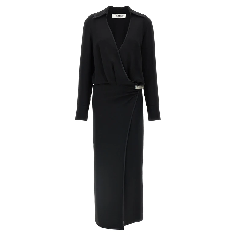 The Attico Robe Au Genou - Noir