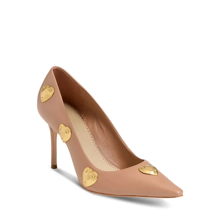 Cinq a Sept Women's Luna Metal Hearts Pumps