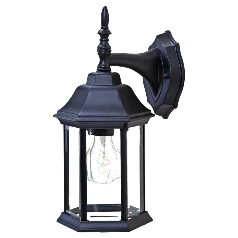 Craftsman 2 1-Light Matte Black Wall Light