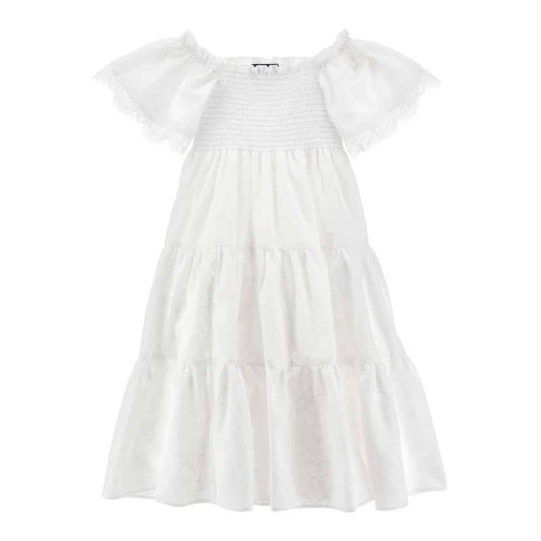 Ermanno Scervino Robe Au Genou - Blanc