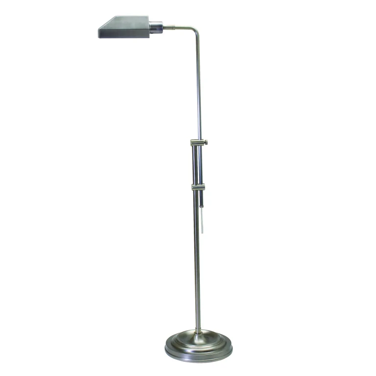 Antique Silver One Light Floor Lamp from the Coach Collection