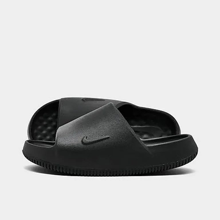 Nike Women's Calm 2.0 Slide Sandals in Black Size: 5.0