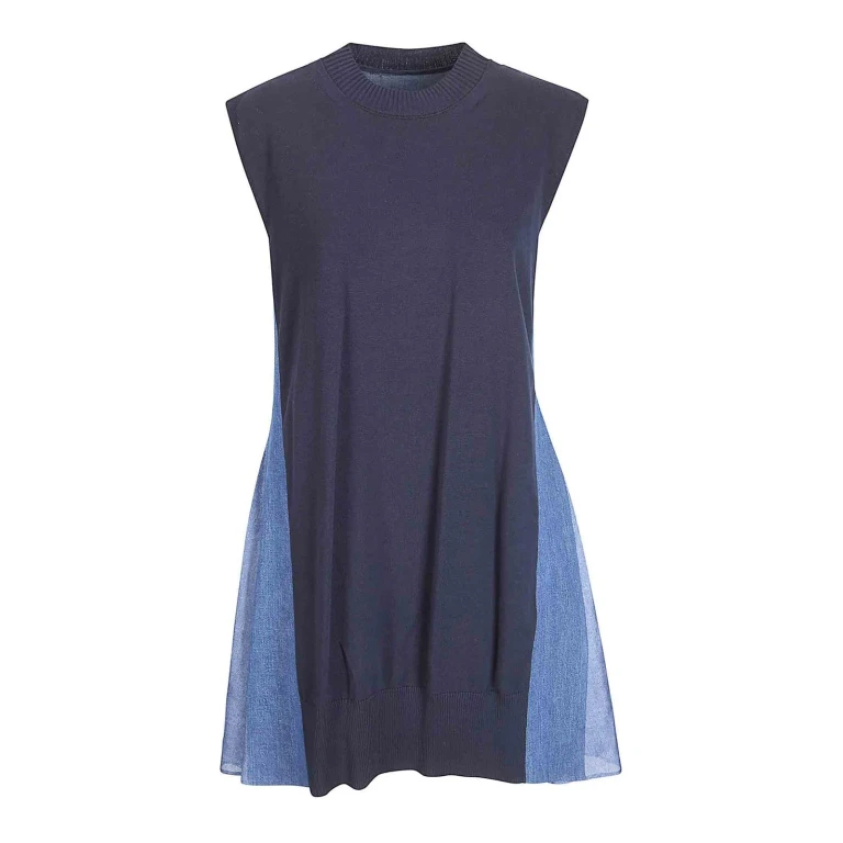 Sacai Jupe Midi - Denim