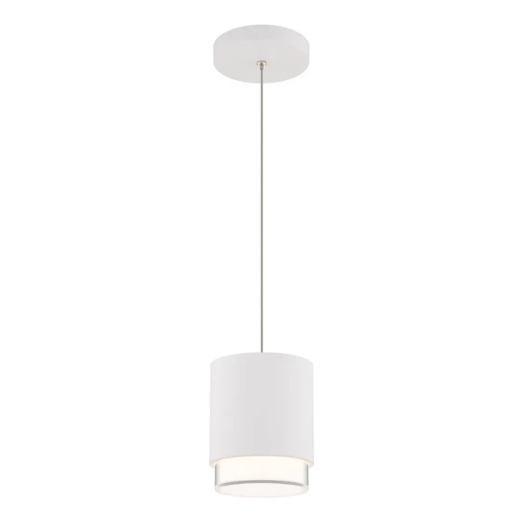 White LED Pendant from the Cloak Collection