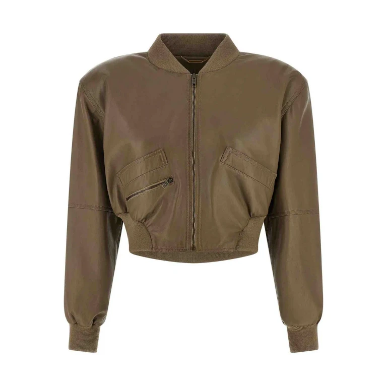 Chloe' Bomber - Marron
