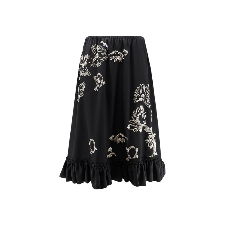 Dries Van Noten Skirts Black Poliestere - Women