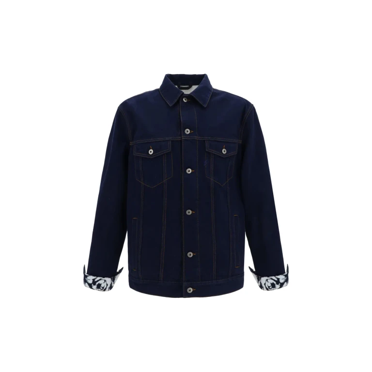 Burberry Indigo Blue Cotton Jacket