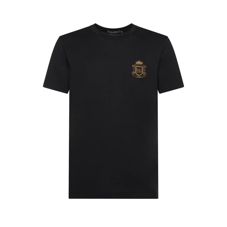 Dolce & Gabbana T-Shirts And Polos Black Cotton - Men
