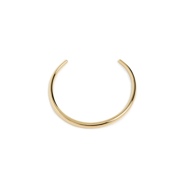 SHASHI Dominique Cuff Necklace Gold One Size