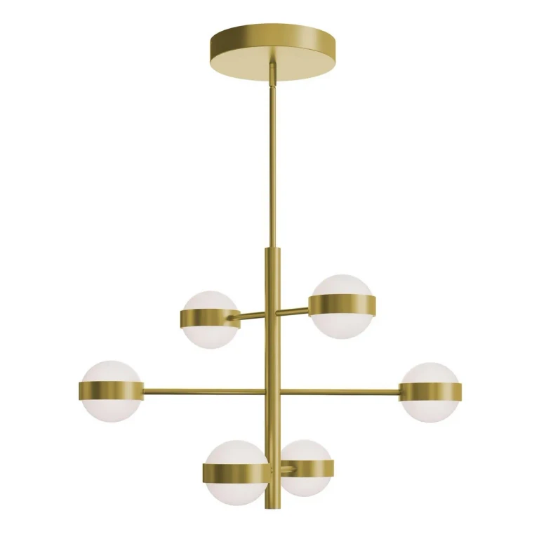 Light Antique Brass LED Pendant from the Verona Collection