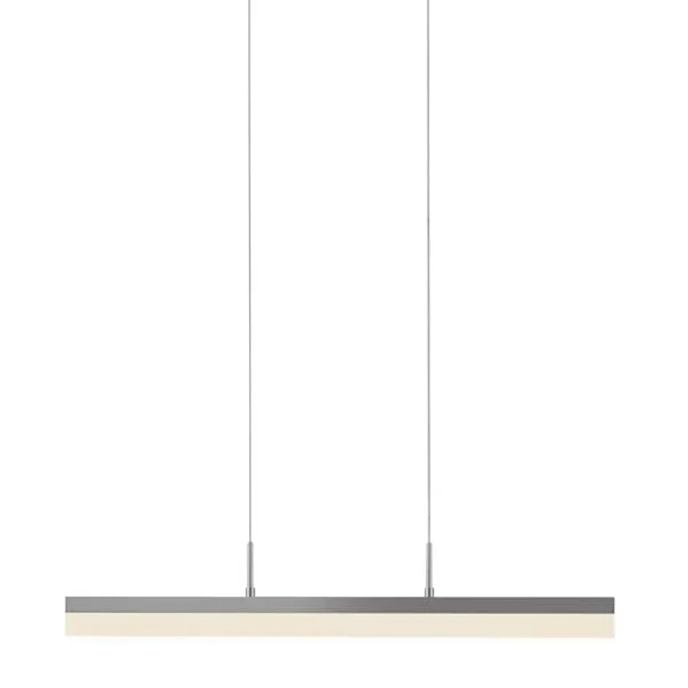 Stiletto 24.25" LED Pendant in Bright Satin Aluminum