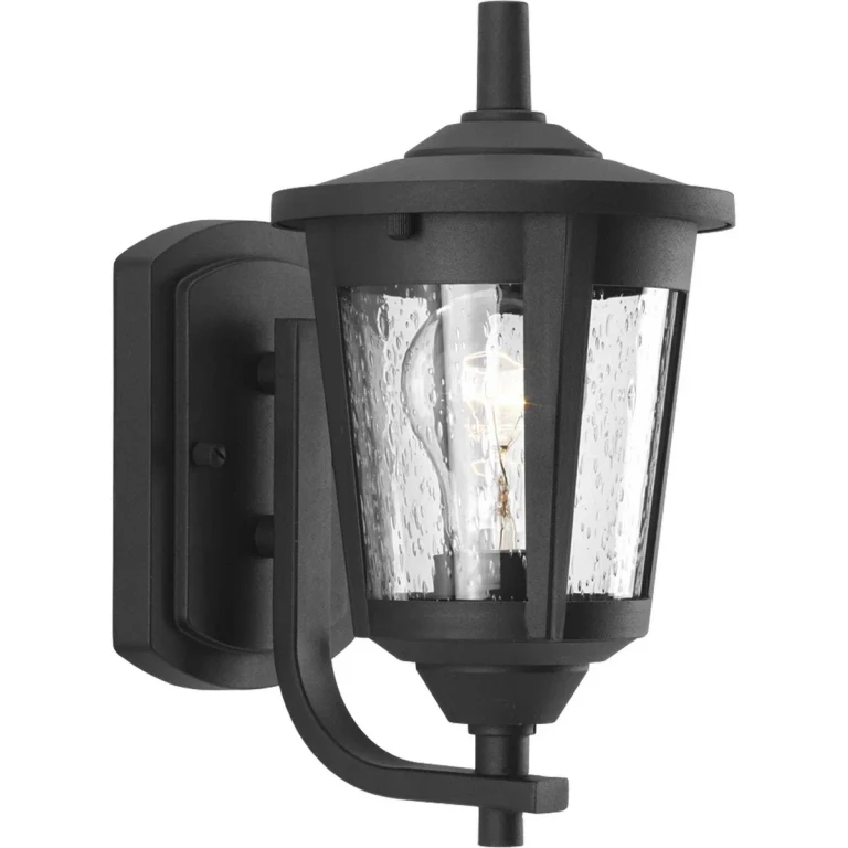 Black One Light Wall Lantern from the East Haven Collection