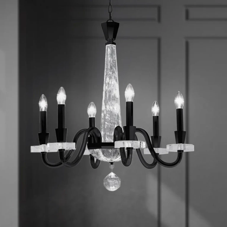 Amadeus 6-Light Chandelier in Antique Silver