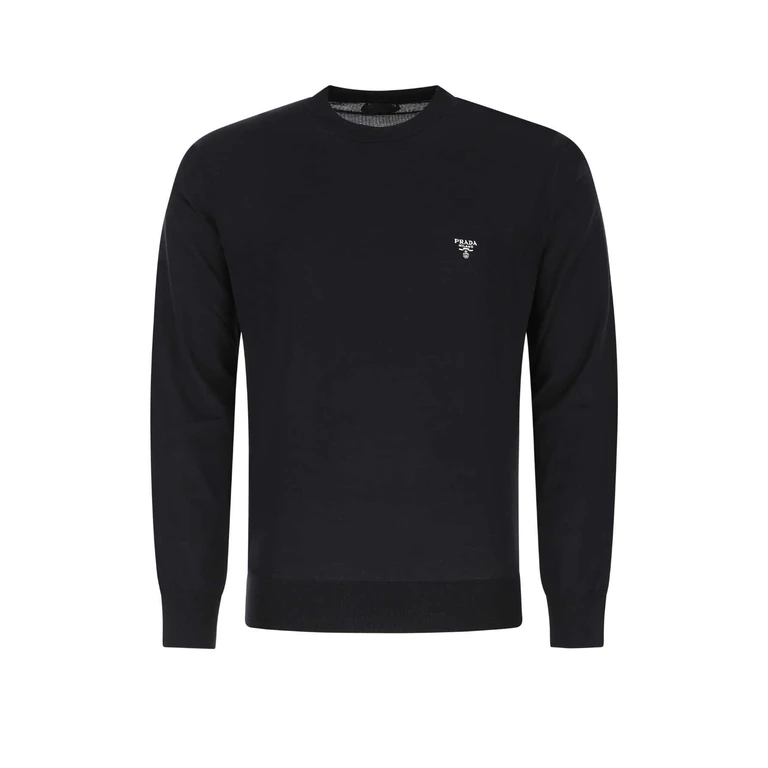 Prada Black Wool Sweater F0002 Maglieria - Men