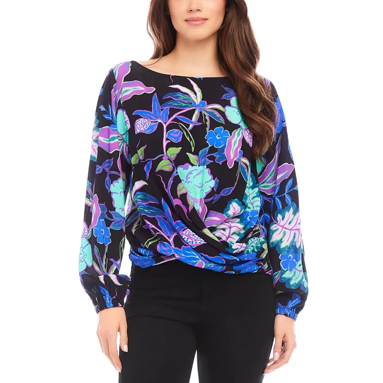 Karen Kane Floral Top