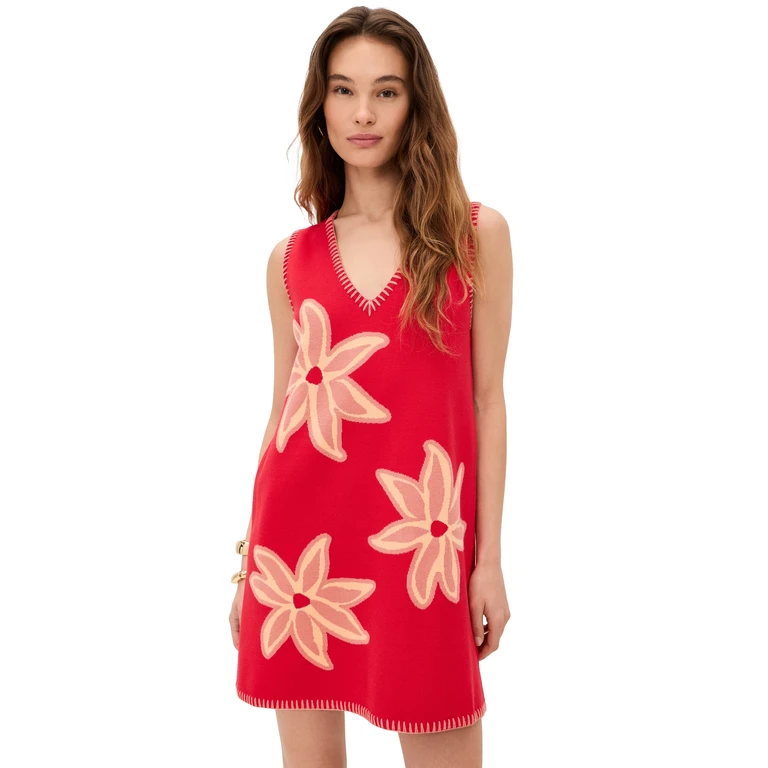 The Wolf Gang Aggie Mini Dress Rojo XS