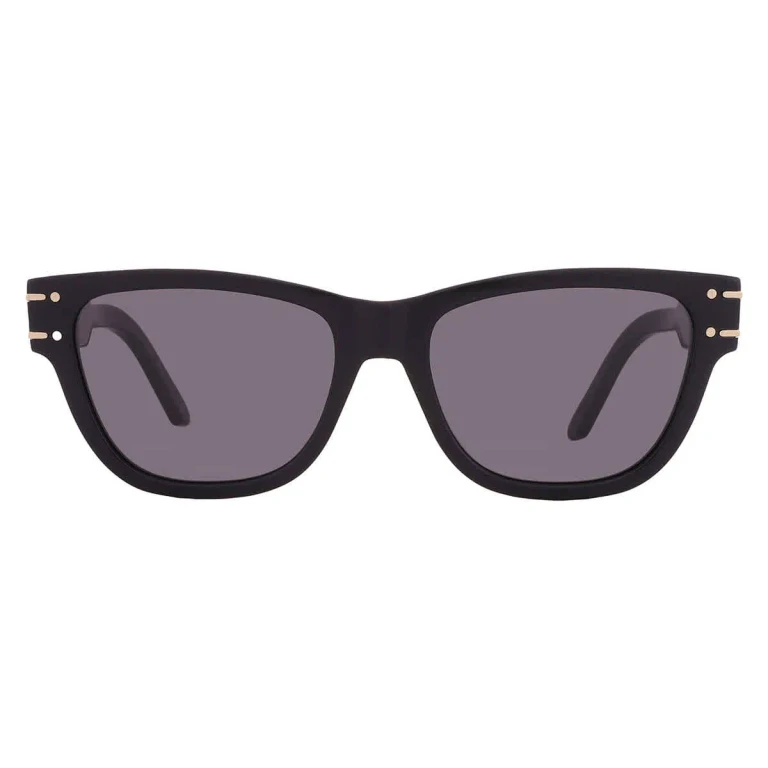 Dior DIORSIGNATURE S6U Smoke Square Ladies Sunglasses CD40145U 01A 54