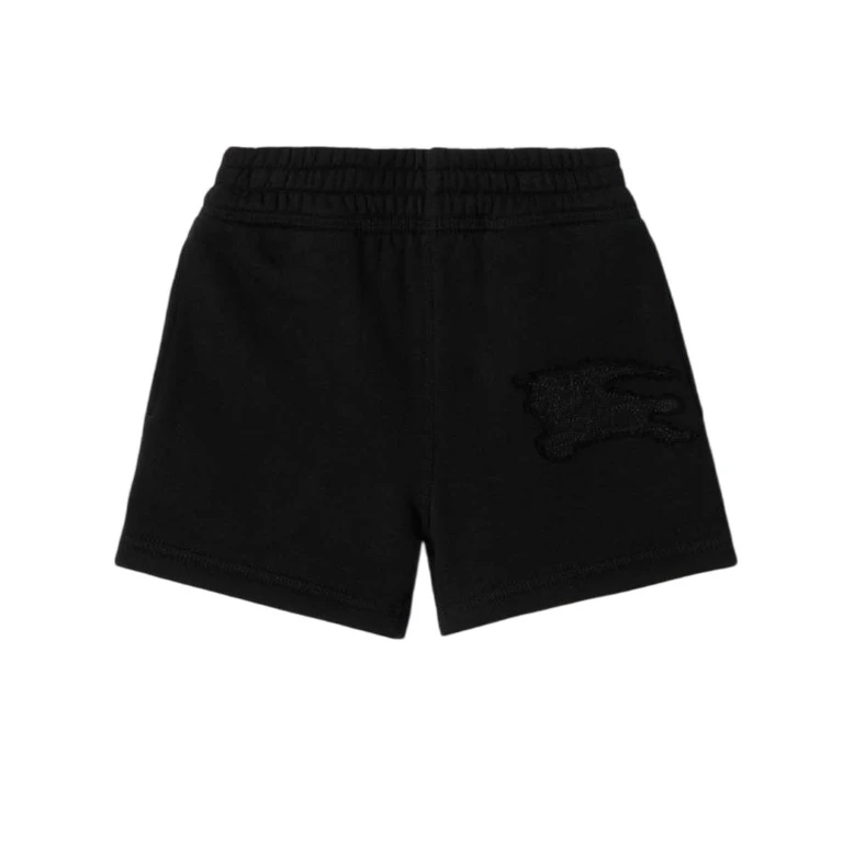 Burberry Boys Equestrian Knight Motif Cotton Shorts