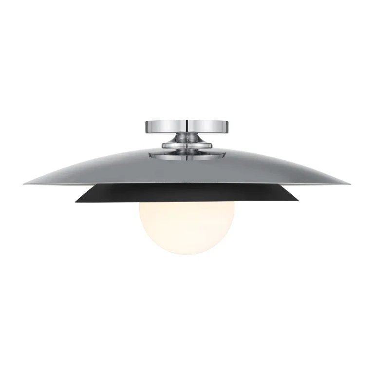 Sherrer 1-Light Ceiling Light in Chrome