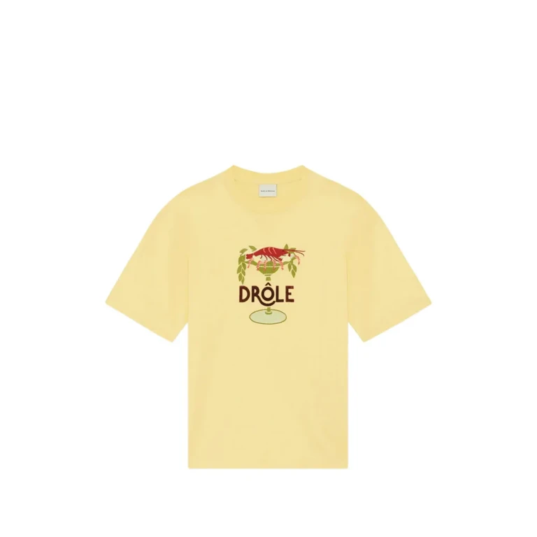 Drole De Monsieur Lobster Cup Embroidered T-shirt