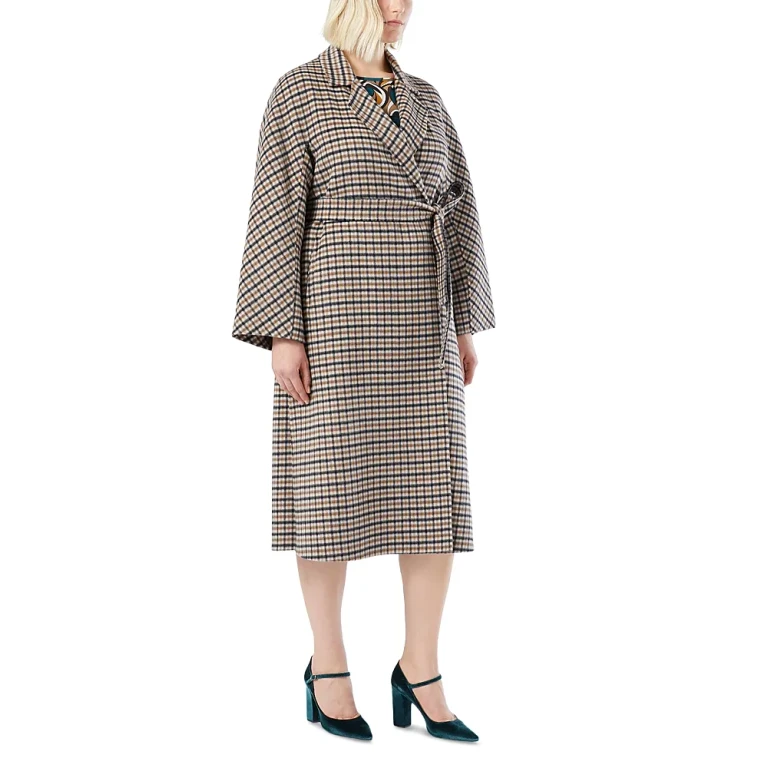 Marina Rinaldi 2A Uscita Deremi Wool Blend Coat