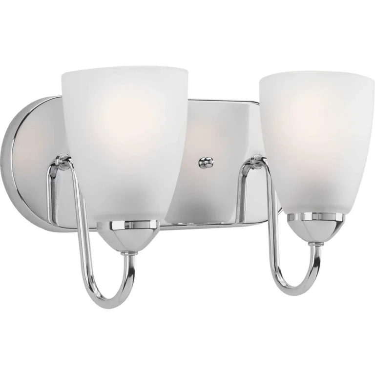 Polished Chrome Two Light Bath from the Gather Collection