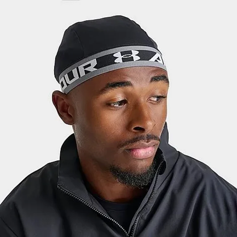 Under Armour Men's Original Skull Cap in Black/Graphite/White