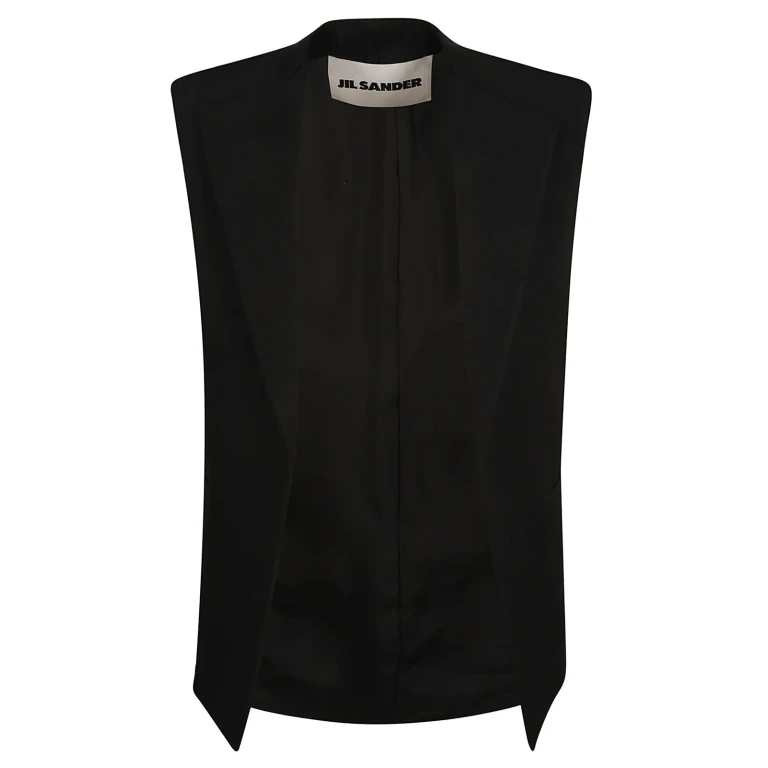 Jil Sander Open Sleeveless Blazer