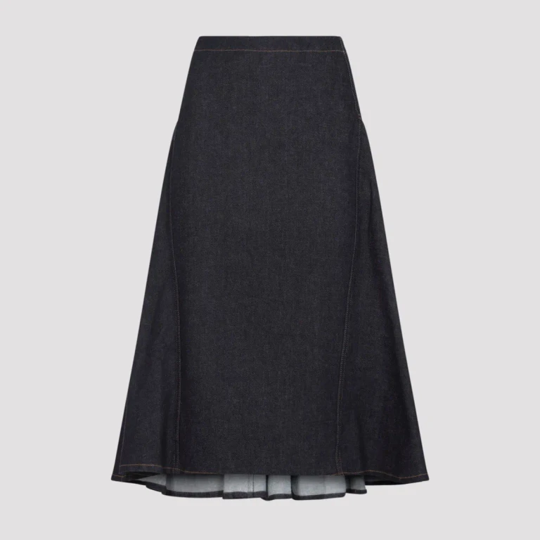 Falda midi Jacquemus La Jupe De-Nimes Lavoir