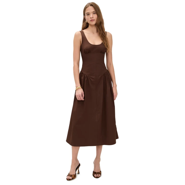 Lioness Luna Rosa Maxi Dress Burgundy XS