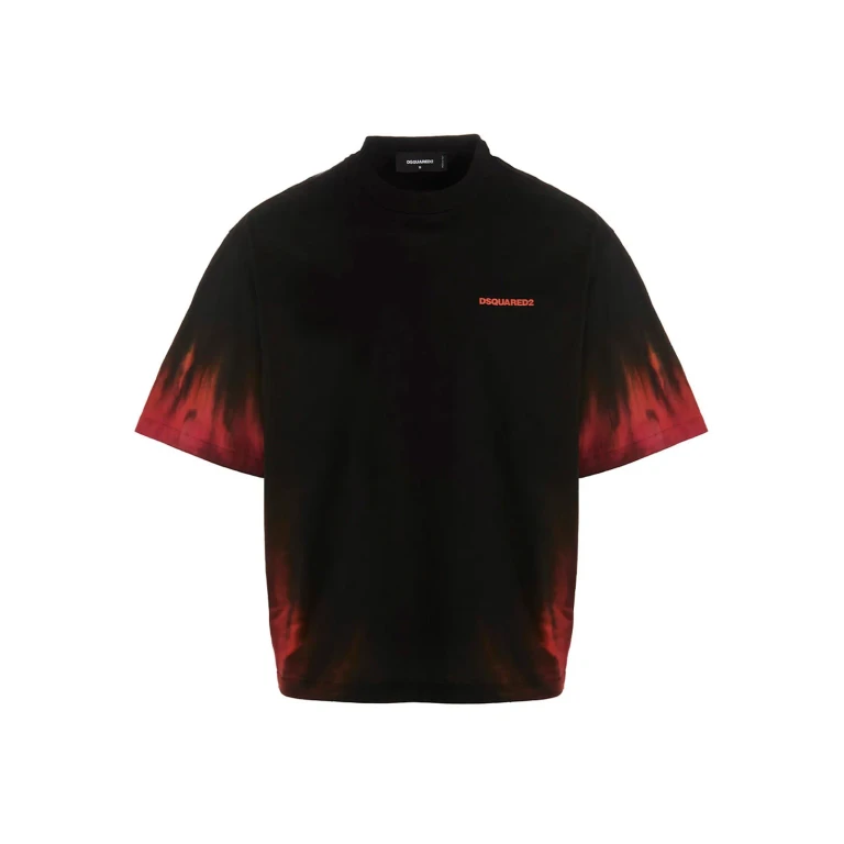 Dsquared2 T-Shirt - D2 Flame Drop