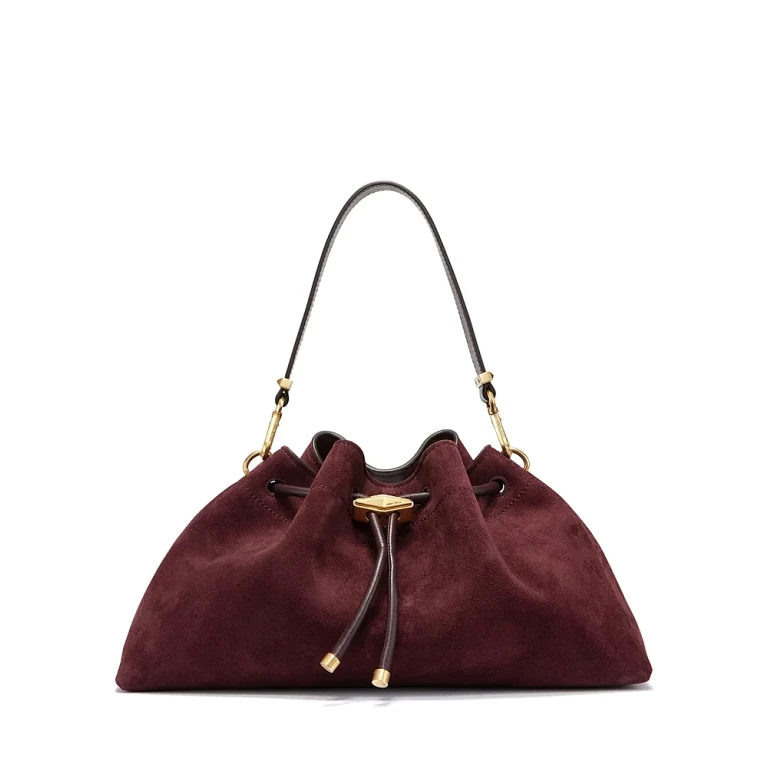Jimmy Choo Cinch M Suede Shoulder Bag