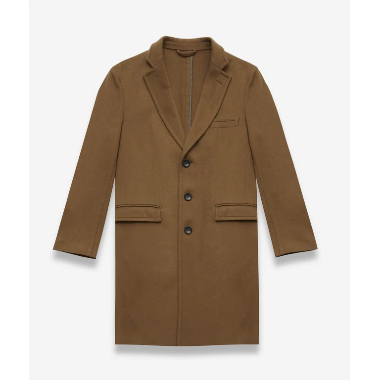 Larusmiani 1922 Unlined Sport Coat Annie Hall Brown Capo Lungo Industriale - Men