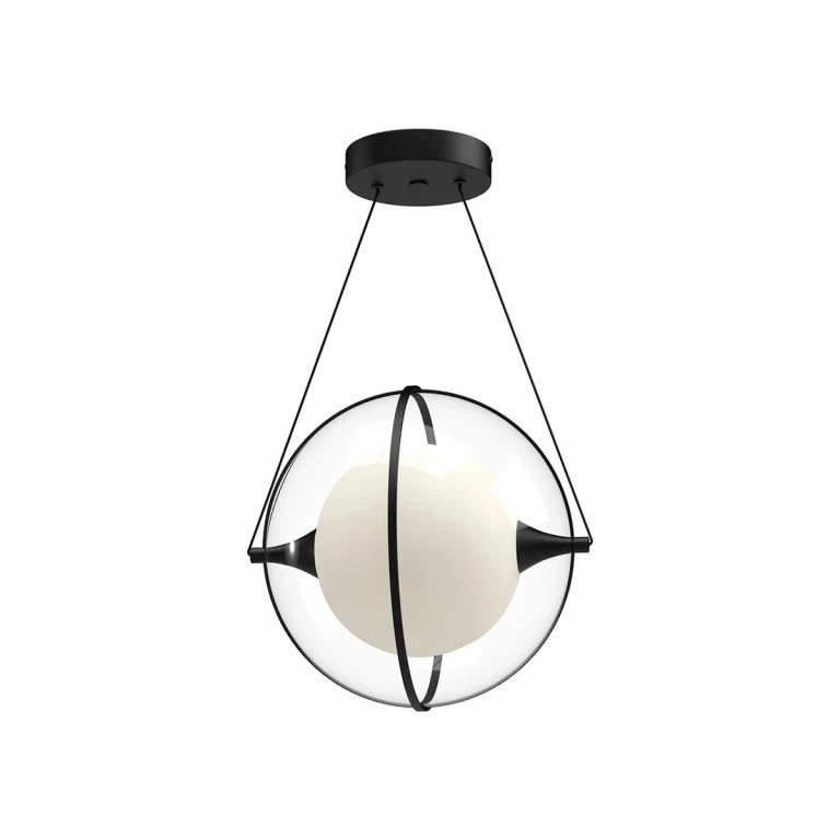 Black LED Pendant from the Aries Collection
