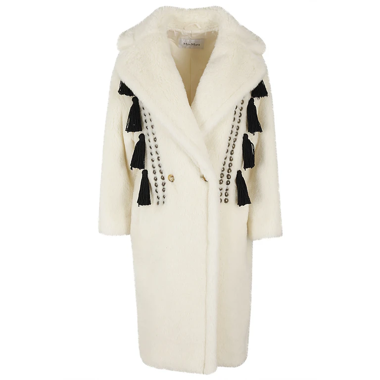 Max Mara Demetra White Cappotto - Women