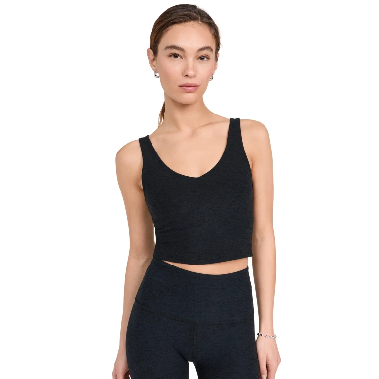 Beyond Yoga Spacedye Good Day Cropped Tank White S