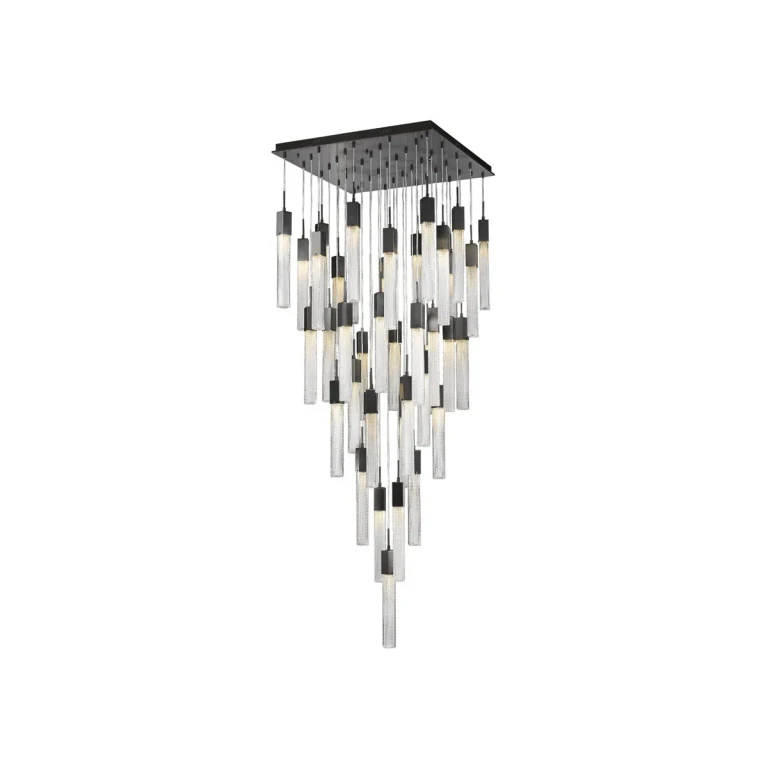 Boa 41-Light Pendant in Dark Bronze