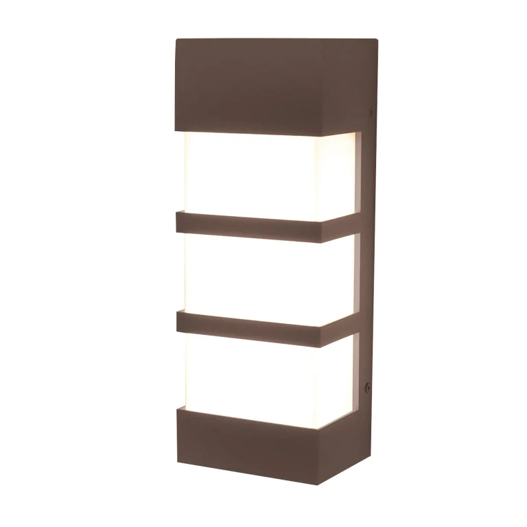 State LED Outdoor Wall Sconce in Textured Bronze