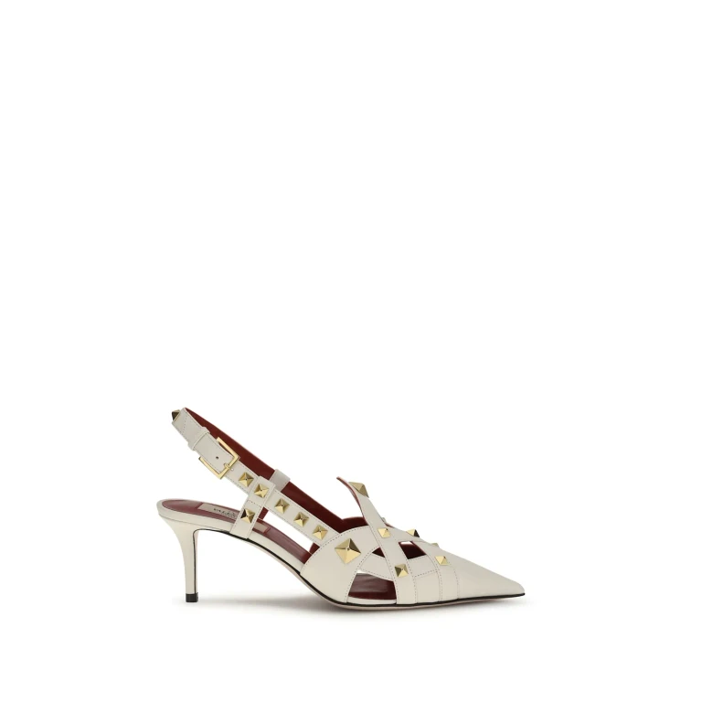 Studdy slingback pumps