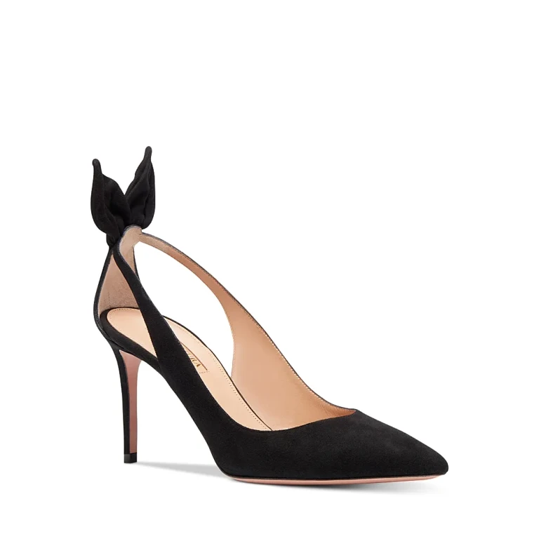 Aquazzura 여성용 Bow Tie 85 펌프스