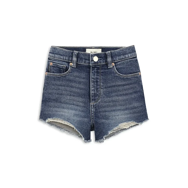 DL1961 Girls' Lucy Cutoff Shorts - Little Kid