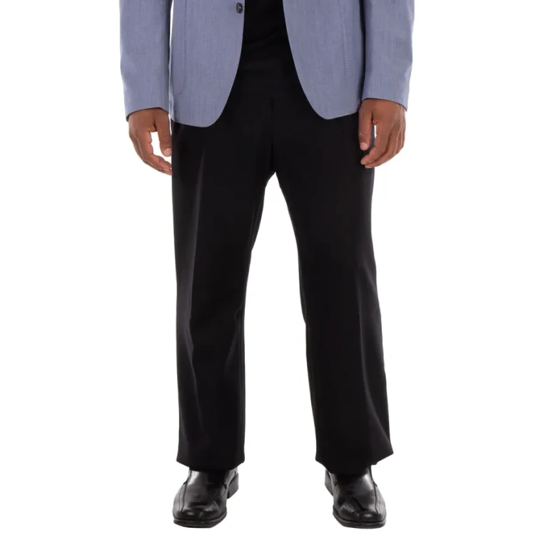 Hugo Boss Straight Waistband Wool Pants