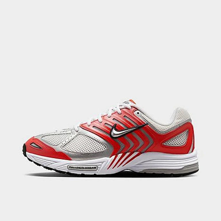 Nike Men's Air Pegasus 2005 Casual Shoes in Picante Red/White/Flat Silver Size: 7.0