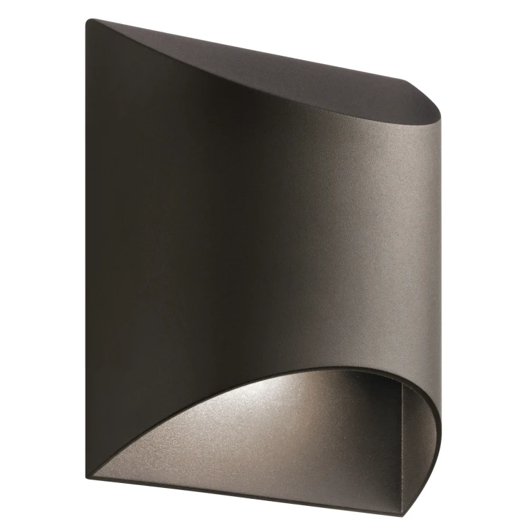 Wesley LED Small Outdoor Wall in Textured Architectural Bronze