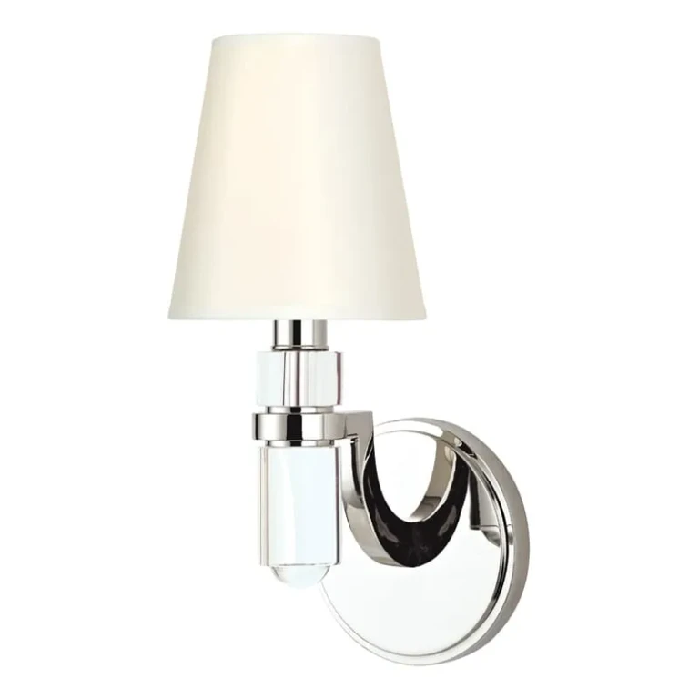 Dayton 12" Wall Sconce in Polished Nickel