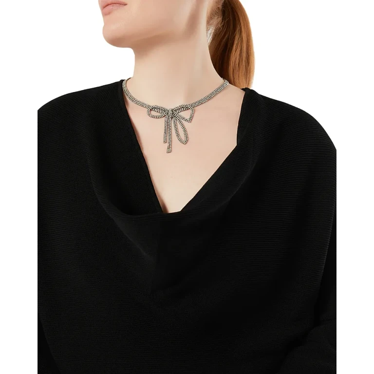 Marina Rinaldi Uscita Negozi Draped Neck Sweater