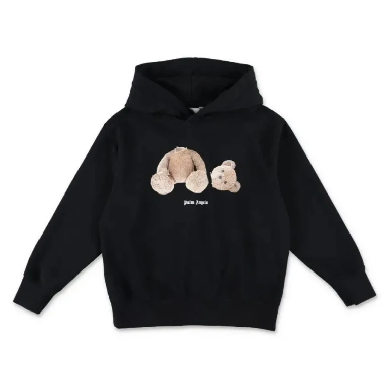Palm Angels Kids Bear Printed Hoodie