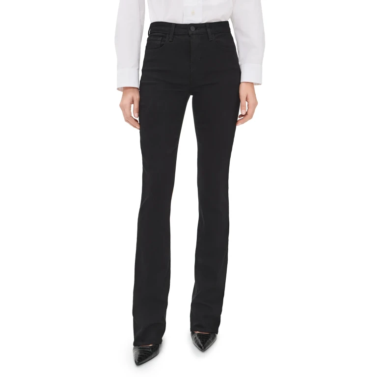 L'AGENCE Selma Sleek Baby Boot Jeans Chocolate Coated 34