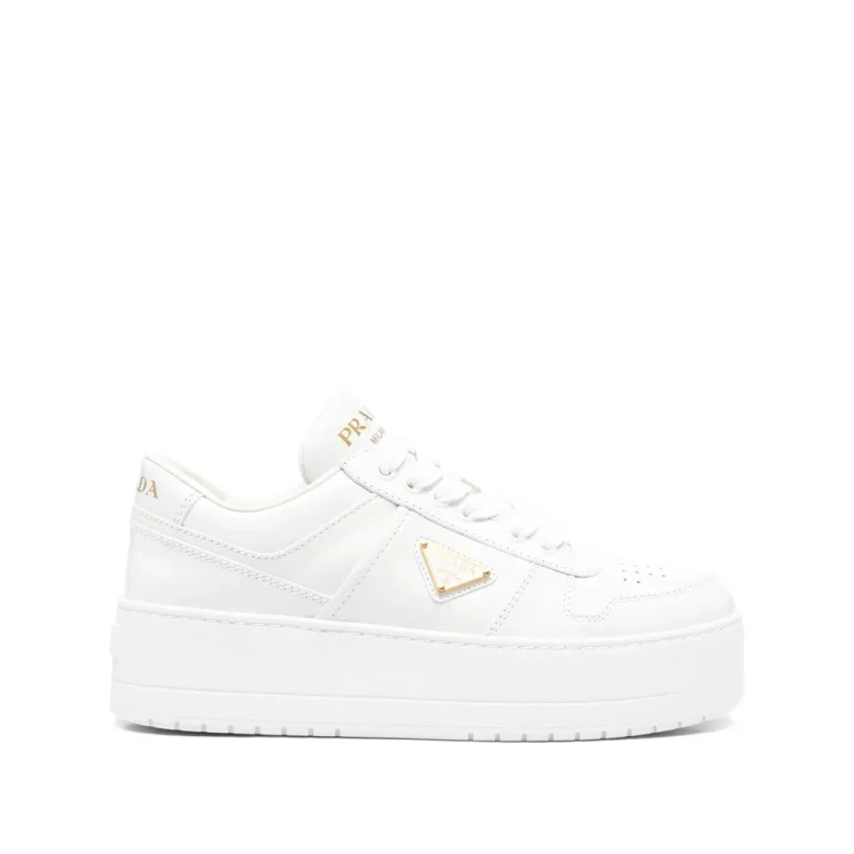 Zapatillas de plataforma con logo Prada